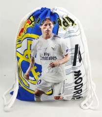 Real Madrid White Drawstring Bag-10
