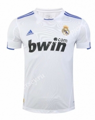 Retro Version 2010-2011 Real Madrid Home White Thailand Soccer Jersey AAA-SL