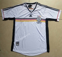 1998 Retro Version Germany White Thailand Soccer Jersey AAA-912