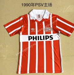 Retro Version 1990 Eindhoven Home Red Thailand Soccer Jersey AAA-AY