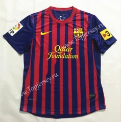 Retro Version 2011-2012 Barcelona Home Red&Blue Thailand Soccer Jersey AAA-SL