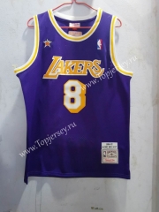 98 Honor Edition Los Angeles Lakers Purple #8 NBA Jersey