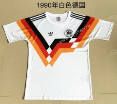 1990 Retro Version Germany Home White Thailand Soccer Jersey AAA-709