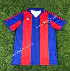 Retro Version 1991-1992 Barcelona Home Red&Blue Thailand Soccer Jersey AAA-503