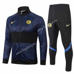 2020-2021 Inter Milan Royal Blue Thailand Soccer Jacket Uniform-815