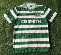 Retro Version 1995-1997 Celtic Home White&Green Thailand Soccer Jersey AAA-503