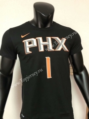 Phoenix Suns Black #1 NBA Cotton T-shirt
