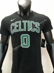 Boston Celtics Black #0 NBA Cotton T-shirt