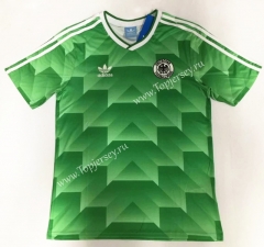 Retro Version 1990 Germany Green Thailand Soccer Jersey AAA-912