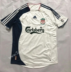 Retro Version 2006-2007 Liverpool Away White Thailand Soccer Jersey AAA-510