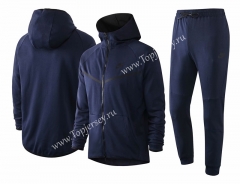 2020-2021 Royal Blue Thailand Soccer Jacket Uniform With Hat-815