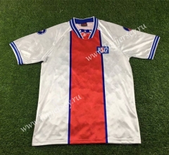 Retro Version 1994-1995 Paris SG Away White Thailand Soccer Jersey AAA-503