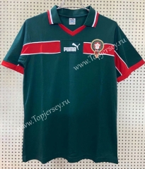 1998 Retro Version Morocco Home Green Thailand Soccer Jersey AAA-811