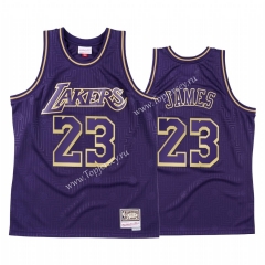 Commemorative Edition Los Angeles Lakers Purple #23 NBA Jersey