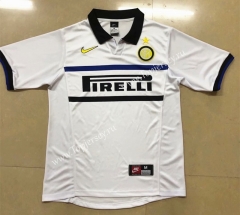 Retro Version 1998-1999 Inter Milan Away White Thailand Soccer Jersey AAA-HR