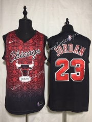 Joint Version Chicago Bulls Black&Red #23 NBA Jersey