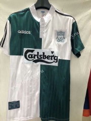 Retro Version 1995-1996 Liverpool White&Green Thailand Soccer Jersey AAA-905