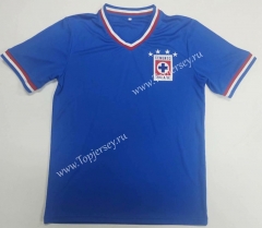 Retro Version 1974 Cruz Azul Home Blue Thailand Soccer Jersey AAA-912