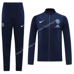 2020-2021 Paris SG Royal Blue Thailand Training Soccer Jacket Unifrom-LH