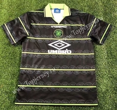 Retro Version 1997-1999 Celtic Away Black Thailand Soccer Jersey AAA-503