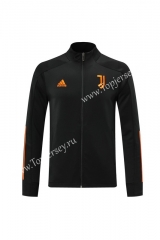 2020-2021 Juventus Black (Ribbon) Thailand Training Soccer Jacket -LH