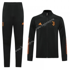 2020-2021 Juventus Black Thailand Training Soccer Jacket Uniform-LH