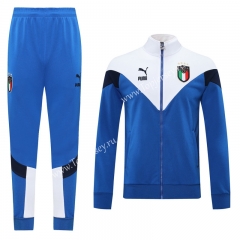 Classic Edition 2020-2021 Italy Camouflage Blue Thailand Soccer Jacket Uniform-LH