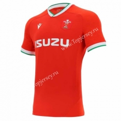 2020-2021 Wales Home Red Thailand Rugby Shirt