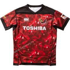 2020-2021 Brave Lupus Home Red Thailand Rugby Jersey