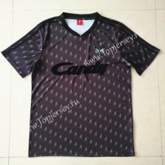 Retro Version 1989 Liverpool 2nd Away Black&Gray Thailand Soccer Jersey AAA-422