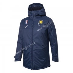 NBA Indiana Pacers Royal Blue Cotton Coat With Hat-815