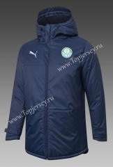 2020-2021 SE Palmeiras Royal Blue Cotton Coat With Hat-815