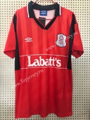Retro Version 94-95 Nottingham Forest Red Thailand Soccer jersey AAA-811