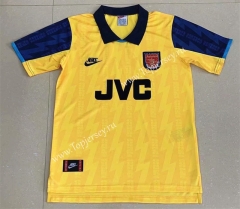 Retro Version 1994 Arsenal 2nd Away Yellow Thailand Soccer Jersey AAA-709