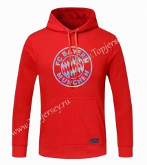 2020-2021 Bayern München Red Thailand Soccer Tracksuit Top With Hat-CS