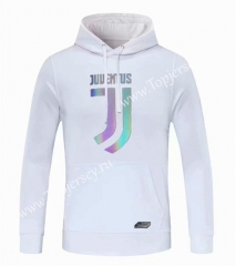 2020-2021 Juventus White Thailand Soccer Tracksuit Top With Hat-CS