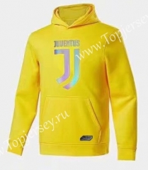 2020-2021 Juventus Yellow Thailand Soccer Tracksuit Top With Hat-CS