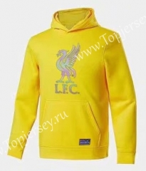 2020-2021 Liverpool Yellow Thailand Soccer Tracksuit Top With Hat-CS