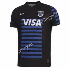2020-2021 Argentina Away Blue&Black Thailand Rugby Shirt