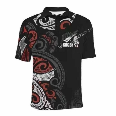 New Zealand Black Thailand Rugby Jersey