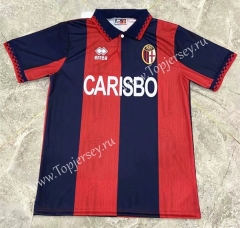 Retro Version 95 Bologna FC 1909 Red&Blue Thailand Soccer Jersey AAA-417