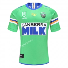 2020-2021 Raiders Home Green Thailand Rugby Jersey