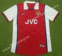 Retro Version 98-99 Arsenal Home Red Thailand Soccer Jersey AAA-503
