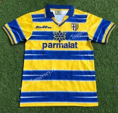 Retro Edition 98-99 Parma Calcio Away Yellow&Blue Thailand Soccer Jersey AAA-503