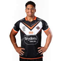 2021 Wests Tigers Black Thailand Rugby Jersey