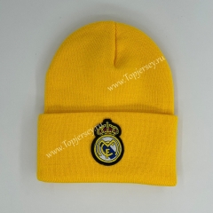 Real Madrid Yellow Knitted Hat
