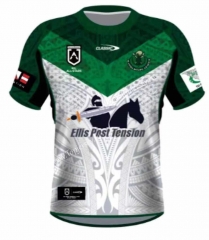 All Stars Maori White&Green Thailand Rugby Shirt