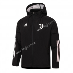 2020-2021 Juventus Black Trench Coats With Hat-815