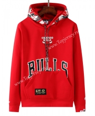 Joint Version Chicago Bulls Red Tracksuit Top With Hat-LH