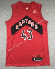 Toronto Raptors Red #43 NBA Jersey